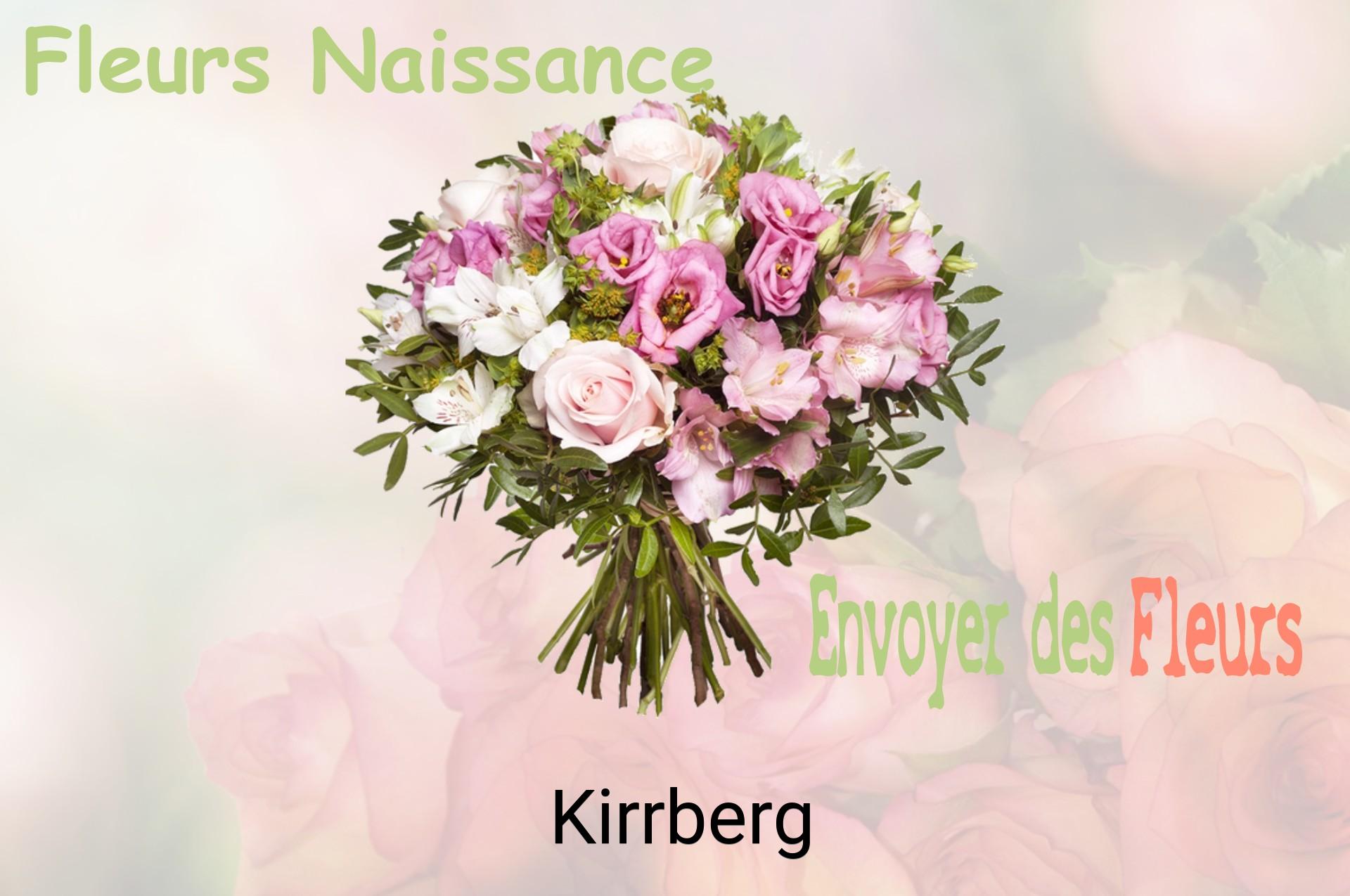 Bouquet de fleurs de naissance livré à Kirrberg