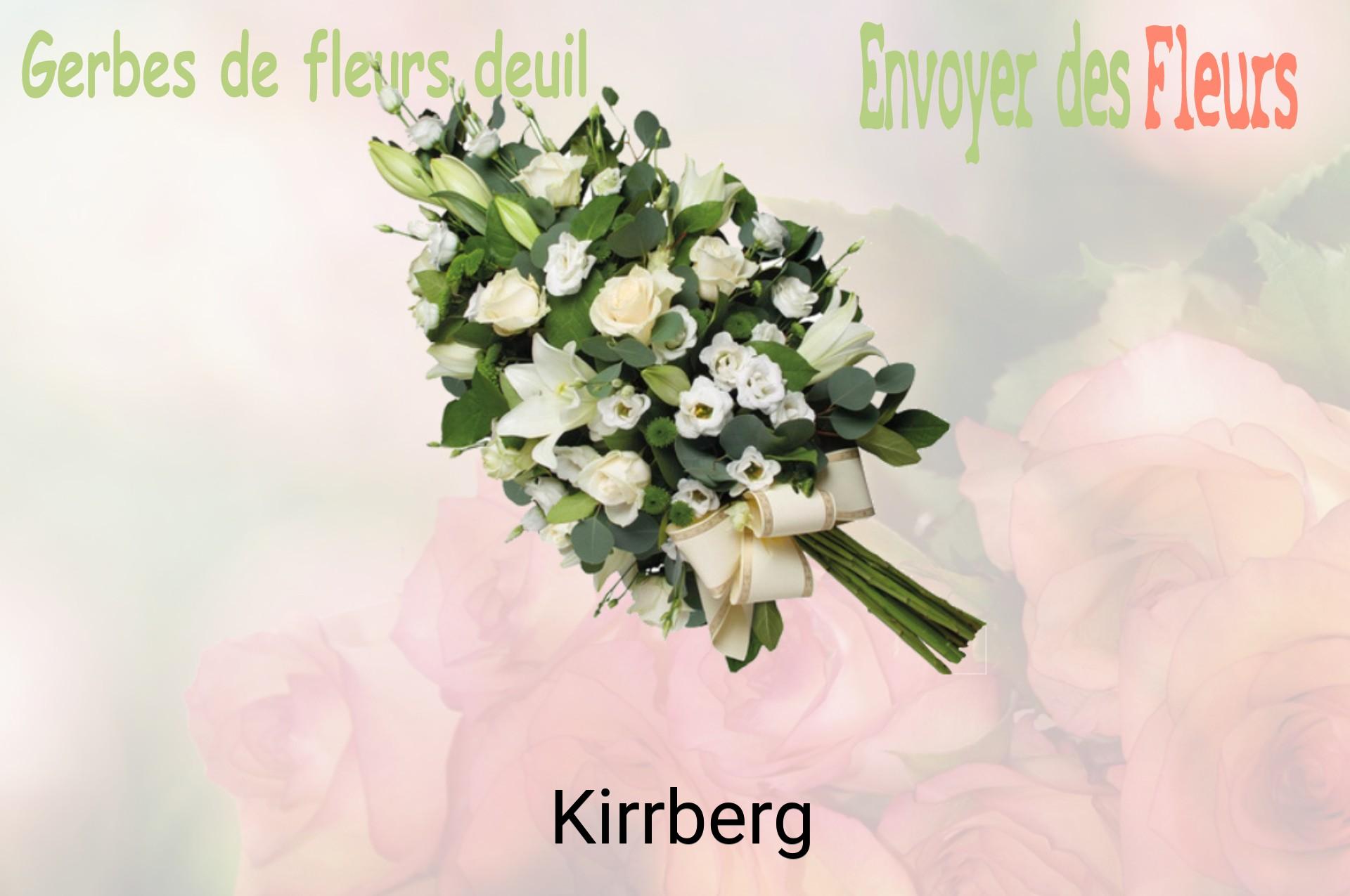 Gerbe de fleurs de deuil livrée à Kirrberg
